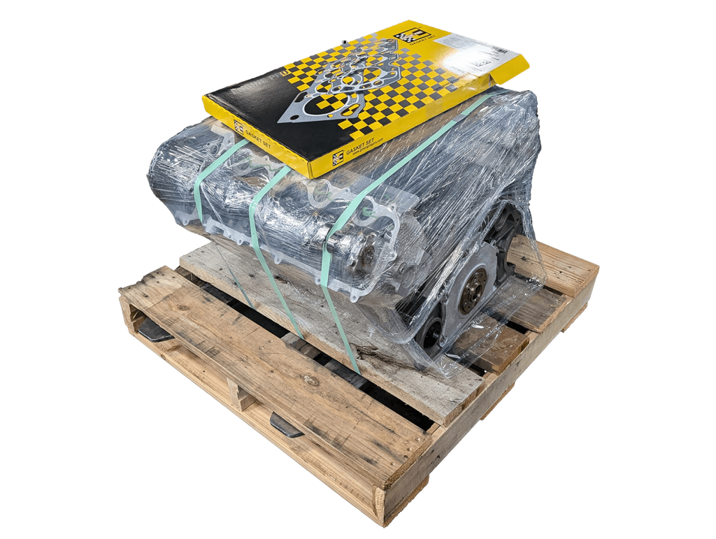 image of a remanufactured engine shipment